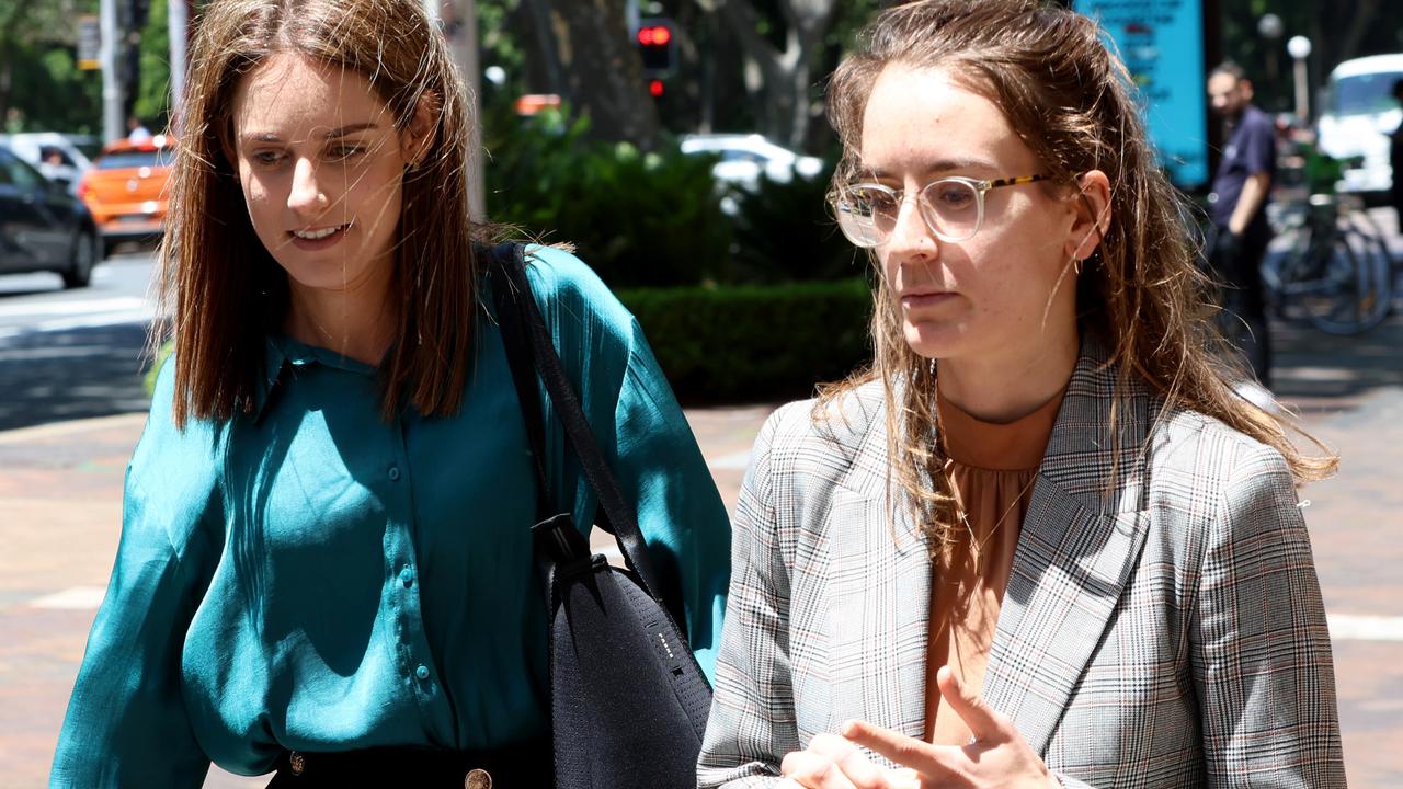 Nicky Hamer, left, was a media adviser to Linda Reynolds at the time Brittany Higgins said she was raped. Picture: NCA NewsWire / Damian Shaw