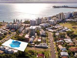 Million dollar homes under construction at Mooloolaba