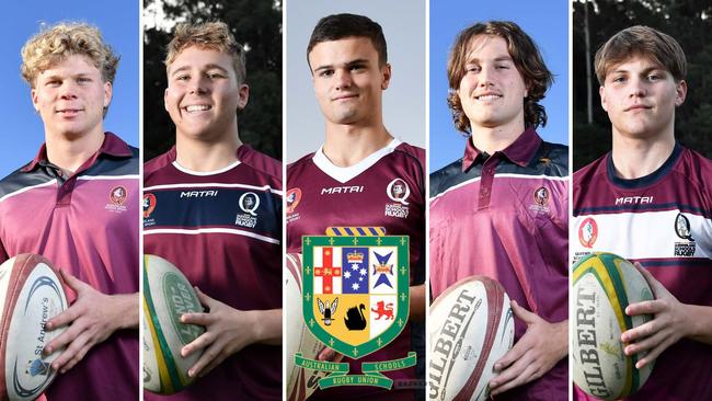 Sunshine Coast rugby union talents. Pictures: Patrick Woods