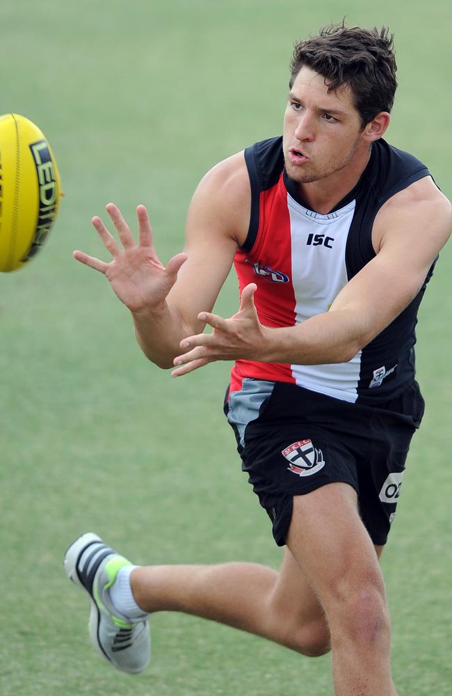 St Kilda forward Arryn Siposs in action. Picture: Michael Klein