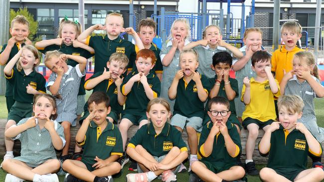Leopold Primary School 2025 Prep MD front Poppy Thom, Theo Whillance, Mila Tamplin, Billy Petrovski, Max Wilson. Middle Tilly Scott, Willow Houston, Kayden Trembath, Mason Burrowes, Mia Brown, Ayaan Thakur, Hank Jervis, Lexie Lothian. Back Joel Waldron, Stella Connell, Brooks Shearer, Rex Patterson, Isla Oates, Lilah Augustinus, Zahli Berryman, Spencer Martin