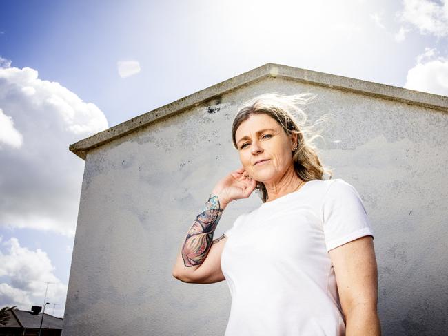 Former prison officer Jennifer Kaschau spent a year getting blood tests to ensure she hadn’t contracted Hep C or HIV after she was bitten on the hand by a dangerous female inmate. Picture: Nicole Cleary