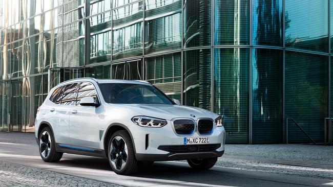 2021 BMW iX3 electric SUV. Photo: Supplied