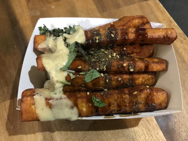 Halloumi fries. Photo: Roseanna Daziani