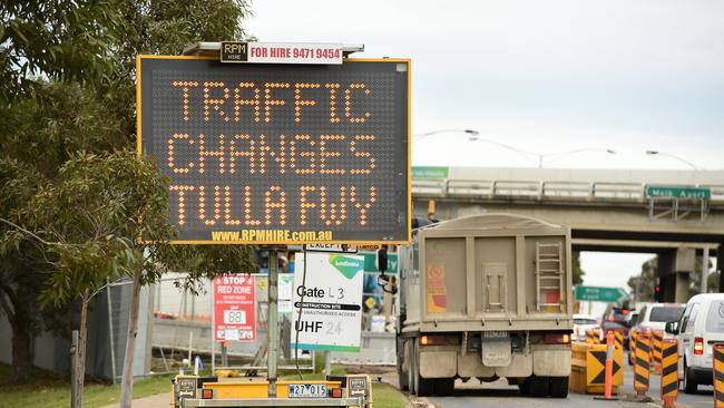 Melburnians are facing 18 months of commuting pain as Victoria’s biggest-ever infrastructure overhaul kicks into gear. Picture: David Smith