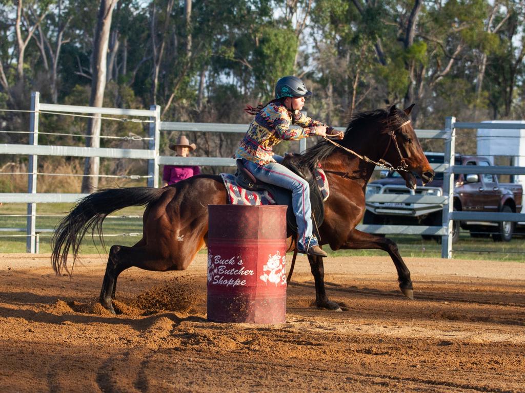 Tameeka Welch riding Missy.