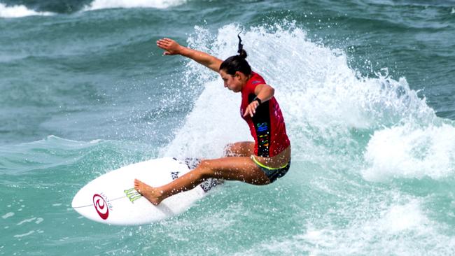 Tyler Wright was beaten by Hawaiian star Coco Ho. Picture: Tom Bennett/WSL