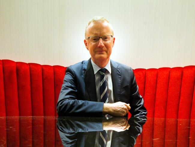 Philip Lowe, governor of the Reserve Bank of Australia (RBA), poses for a photograph at a Queensland Economic Society event in Brisbane, Australia, on Thursday, May 4, 2017. Australia's central bank chief had a reminder Thursday for borrowers that have helped send household debt to record levels: interest rates will one day rise. Photographer: Patrick Hamilton/Bloomberg