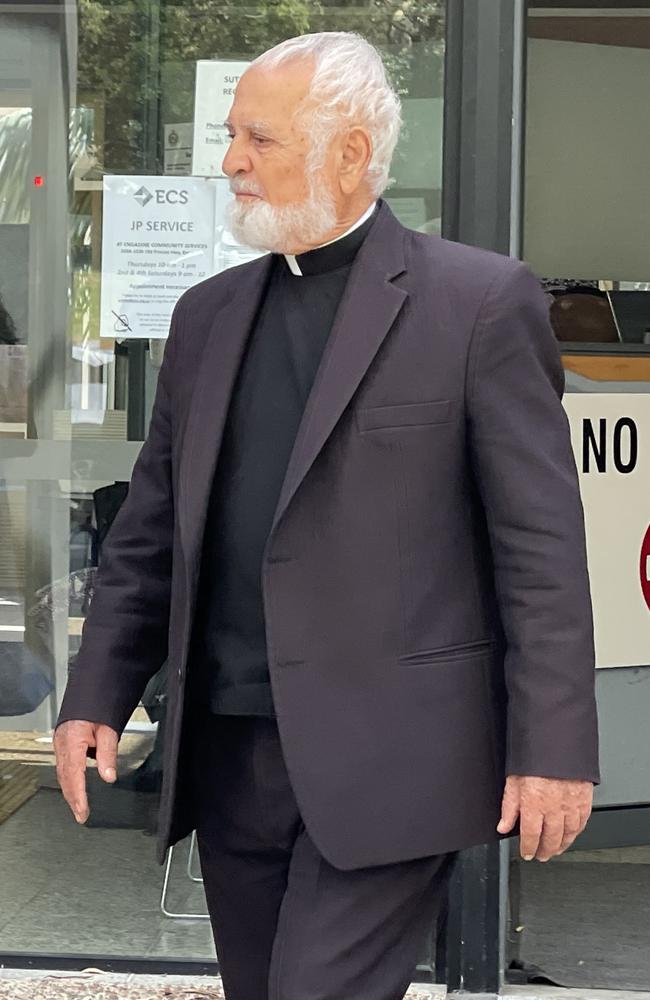 Father John Varvaris, 85, pleaded guilty to negligent driving causing grievous bodily harm. Picture: Ashleigh Tullis