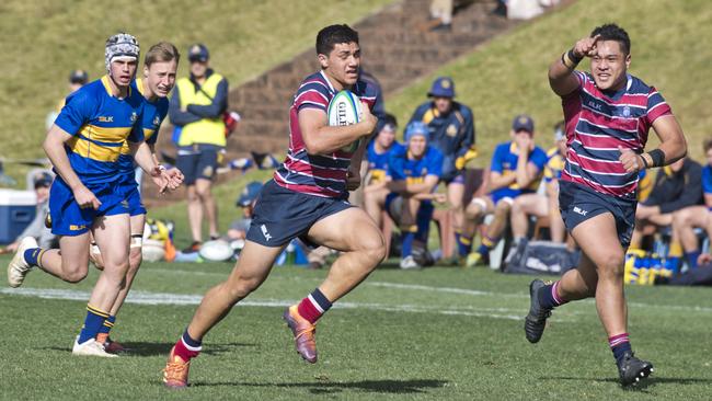 JoJo Fifita, The Southport School. TGS vs The Southport School, GPS rugby union. Saturday, 10th Aug, 2019.