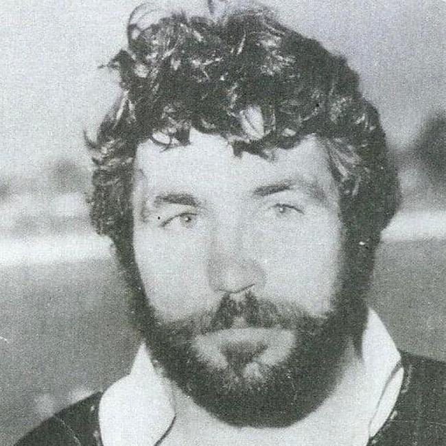 Bill played for the Magpies in his final season before retirement, in 1983. Picture: Supplied