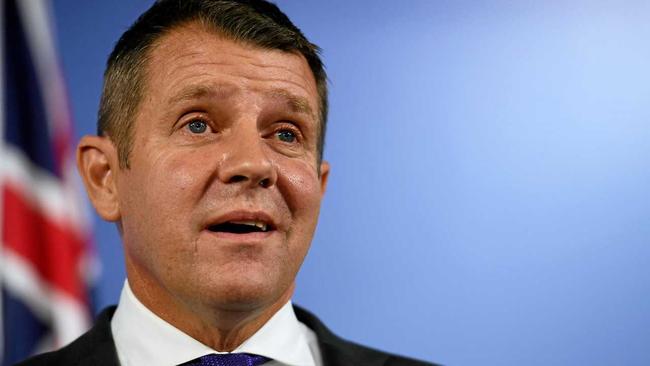 GONE: NSW Premier Mike Baird announced on Thursday that it was time to hand over the reins to a new premier for the state. Picture: PAUL MILLER-AAP