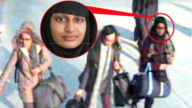 Shamima Begum (right, inset) is the only known survivor of the three schoolgirls from Bethnal Green Academy whose fate has been unknown at home since they fled Britain together in 2015 to join Islamic State.