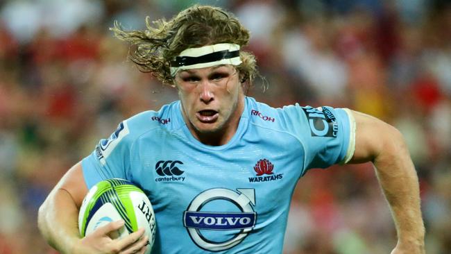 Michael Hooper of NSW during the Super Rugby match between the Queensland Reds and the NSW Waratahs. Pic Darren England.