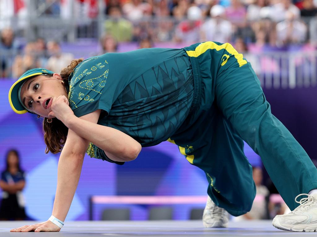 Olympian turned Aussie icon Raygun. Picture: Elsa/Getty Images