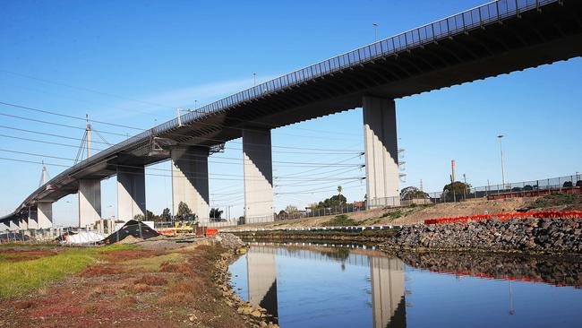 Transport chiefs hope major tunnelling will start on the troubled West Gate Tunnel later this year. Picture: Ian Currie