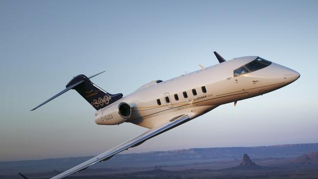 Challenger 300 private jets like this one couldf be uised to bring drugs into Australia. Picture: Supplied