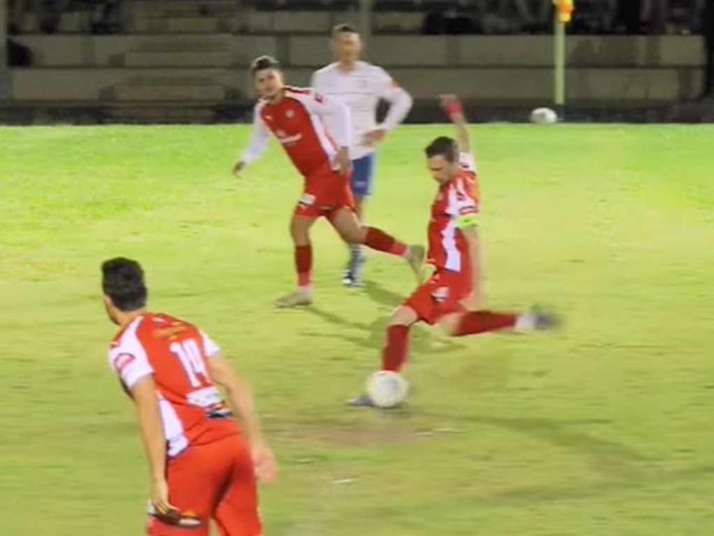 RawSource Creative Studio shot this footage of Nambour Yandina's Alex Barlow scoring from the kick-off.