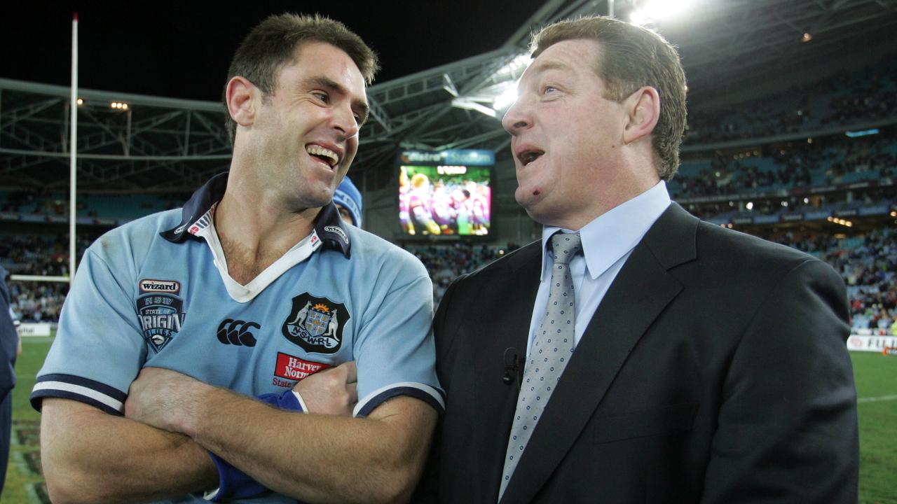 Brad Fittler and Phil Gould support relaxing the qualification rules for State of Origin. Picture: Gregg Porteous