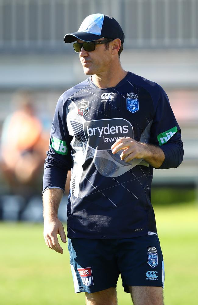 Brad Fittler can do what no NSW coach has achieved in 18 years. (Photo by Cameron Spencer/Getty Images)