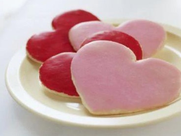 Hey kids, mum will love these love heart cookies for Mother's Day. Picture: Supplied