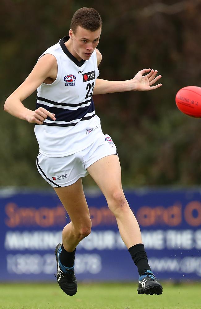 Nikolas Cox in action for the Northern Knights. NAB League. Picture: Kelly Defina/AFL Photos/Getty Images