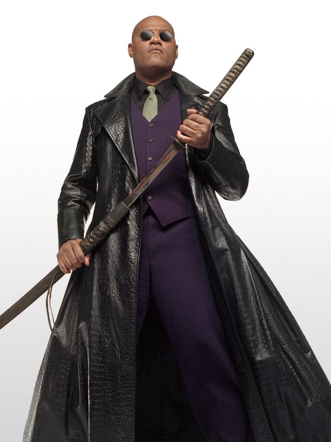 Laurence Fishburne in The Matrix Reloaded.