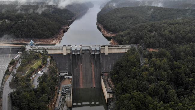 Rains forecast for Penrith City could have an adverse effect on the water quality at Warragamba Dam. Picture: Toby Zerna