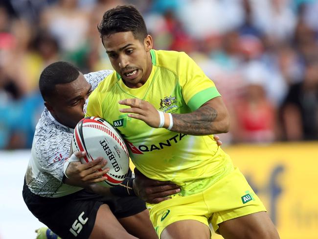 Sevens sensation Maurice Longbottom has avoided serious injury. Picture: AFP