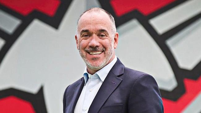 Andrew Thorburn at The Hangar in his short-lived stint as Essendon CEO.