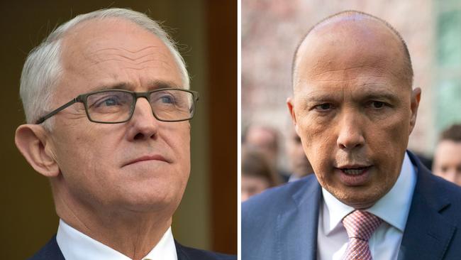 Malcolm Turnbull on August 22, last year, faced a leadership challenge from Peter Dutton.