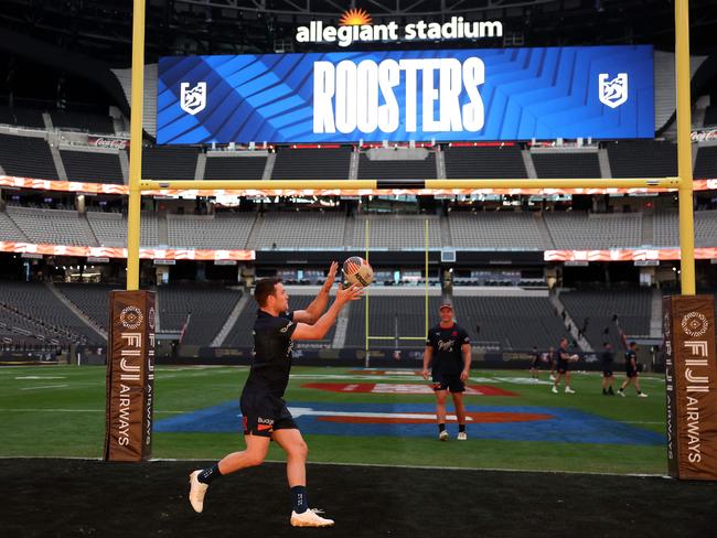 The Roosters took no shortcuts in their Vegas preparation earlier this year. Picture: Ezra Shaw / Getty