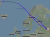 Eerie image as world shuts out airline