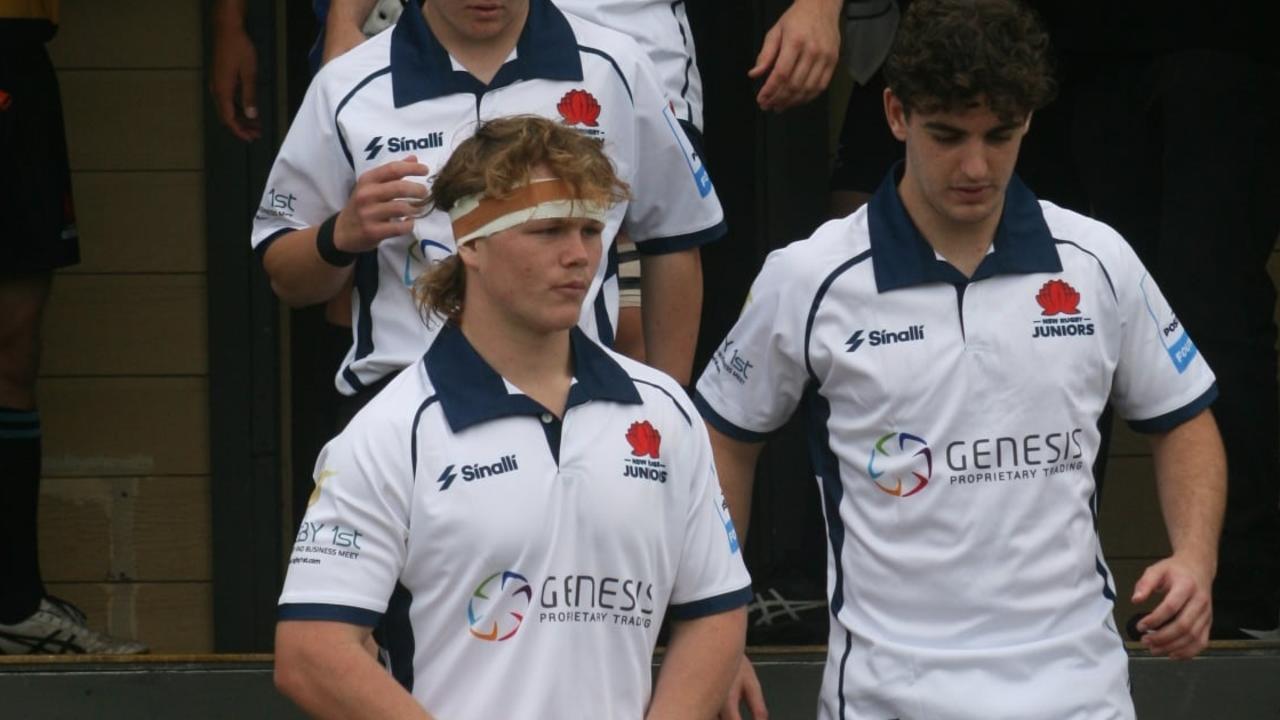 Finn Barry, left, is a part of the Norths Colts program. Pic Supplied