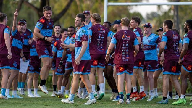 The CQ Capras have started their pre-season training. Photo: Luke Fletcher