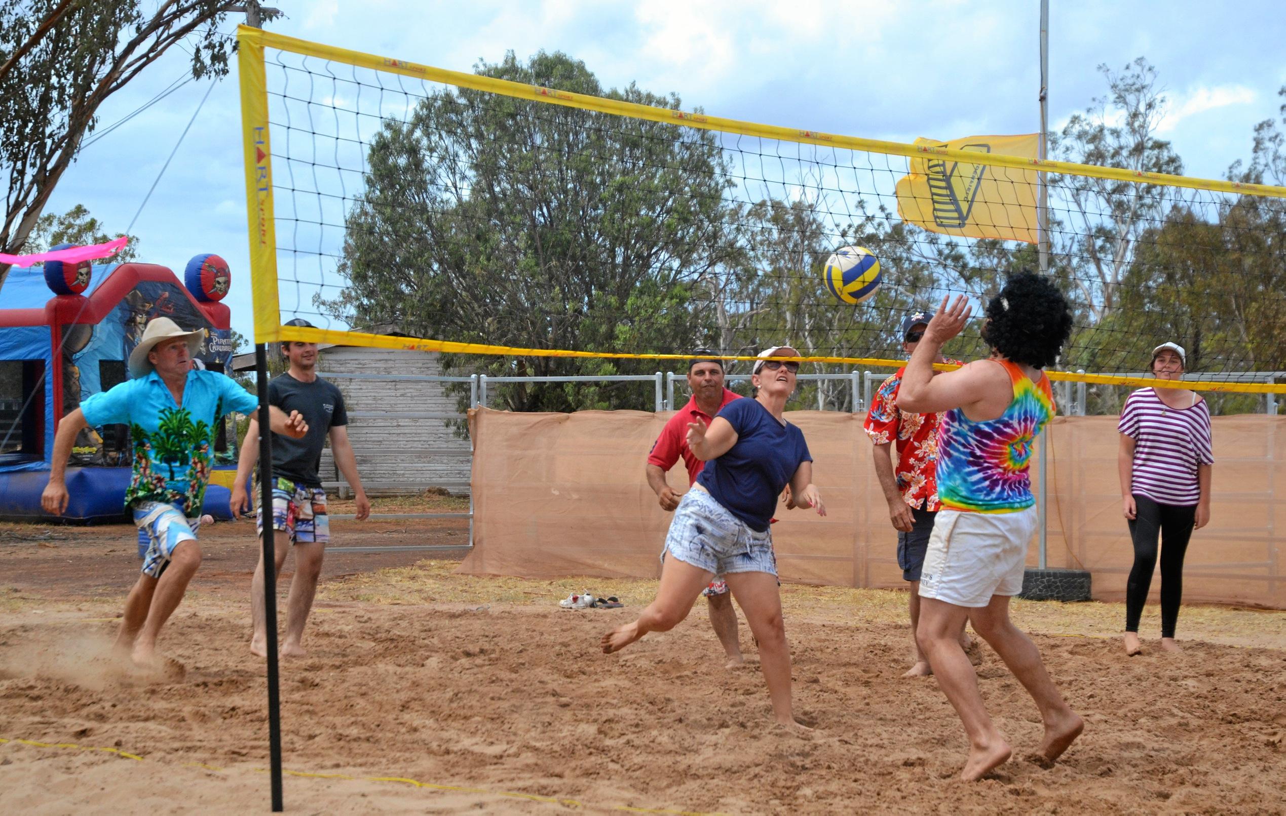 The Dulacca Sports Club annual Bush Beach Volleyball tournament. Picture: Kate McCormack