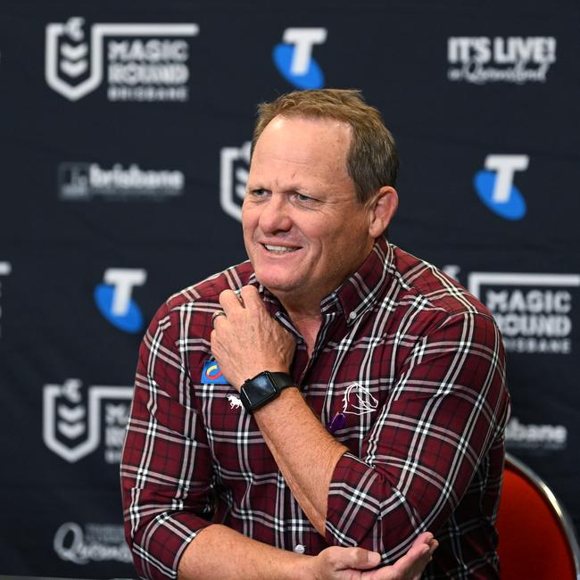 Brisbane Broncos coach Kevin Walter. Picture: NRL Photos