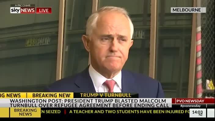 Turnbull - I'm not going to comment on conversation with Trump