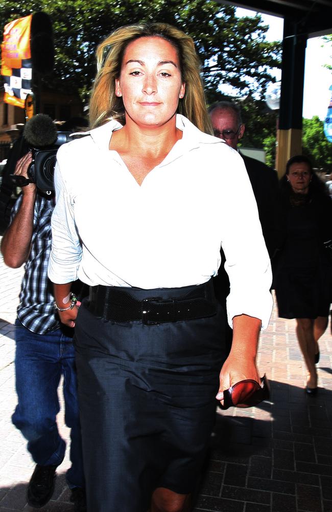 Keli Lane arrives at the NSW Supreme Court for her murder trial in 2010. Picture: NewsCorp