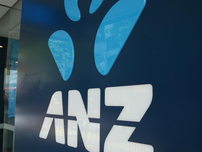 04/11/2022. ANZ. Business stock logo pictures. Sydney CBD. Britta Campion / The Australian