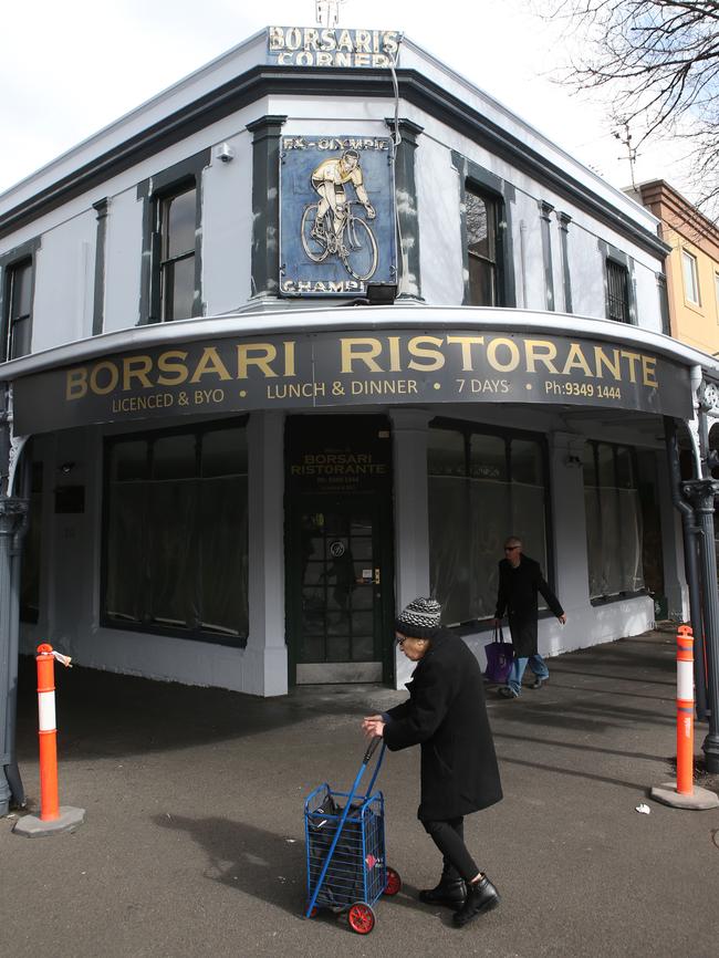 Picturesque Borsari’s Corner is now vacant.