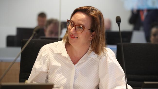 Councillor Brooke Patterson at the recent budge meeting. Picture: Glenn Hampson.