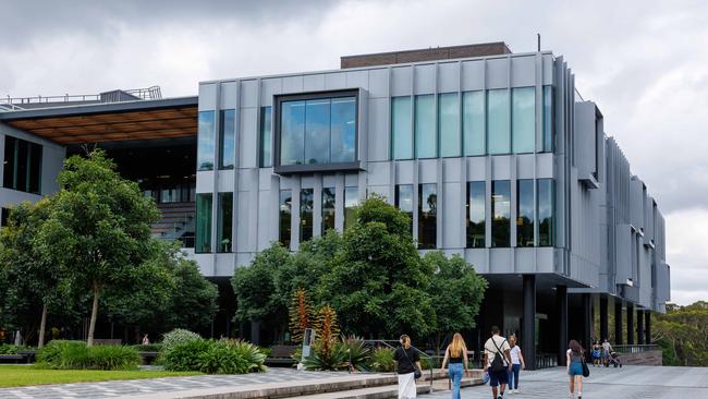 Delivering an acknowledgment of country is part of an optional course for law students with a special interest in human rights and social justice at Macquarie University, above. Picture: Justin Lloyd