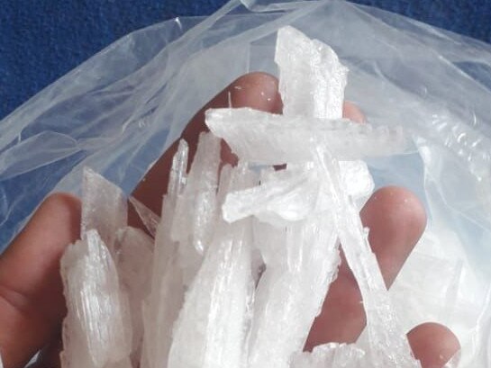 Methamphetamine crystals. Picture: David Mansfield/ Supplied