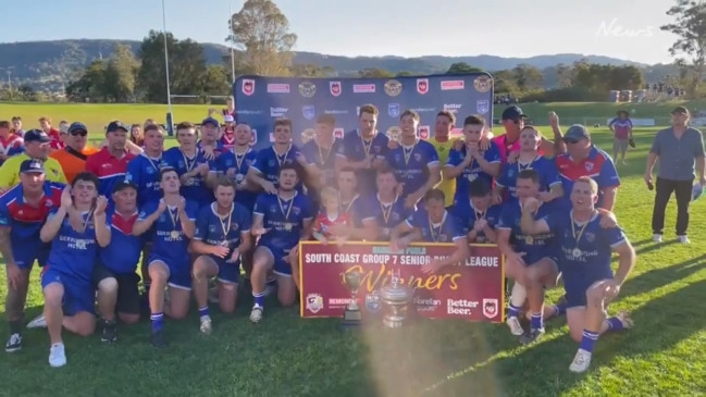 Gerringong Lions celebrate first grade victory in Group 7