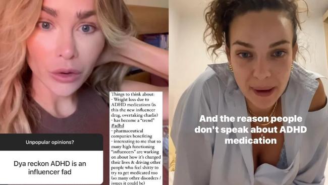 A heated disagreement between podcaster Abbie Chatfield and former Bachelor contestant Megan Marx is playing out on social media - and it has everything to do with ADHD.