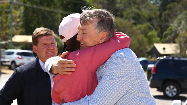 Opposition leader Deb Frecklington (seen here with Scenic Rim Mayor Greg Christensen) visits Canungra. Picture: Adam Head