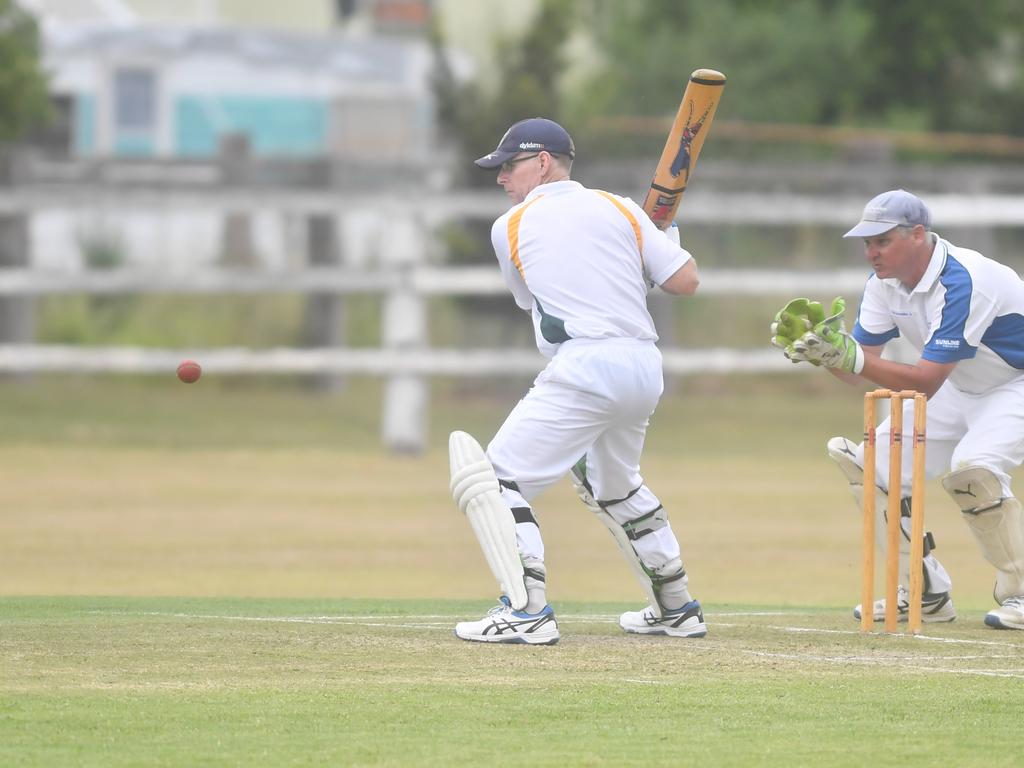 Chris Brophy shapes to cut for Westlawn against Tucabia/Copmanhurst at Ulmarra Showground