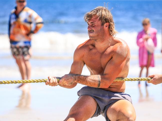 Adelaide Crows pre-season camp at Robe , South Australia, 23rd Jan 2024. Luke Pedlar . Picture: Harrison Mielke/ AFC