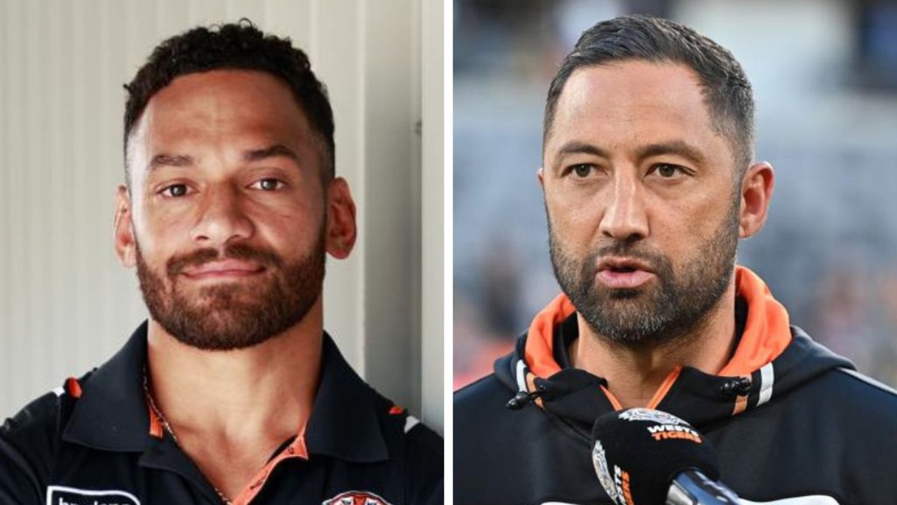 Api Koroisau and Benji Marshall. Photos: News Corp/Getty Images